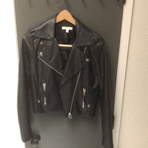 Vegan Leather Moto jacket